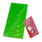 Seam Guide Ruler and Magnetic Seam Guide for Sewing Machine,Includes 1/4” Pivot Point and 15 30 45 Degree Trim Line