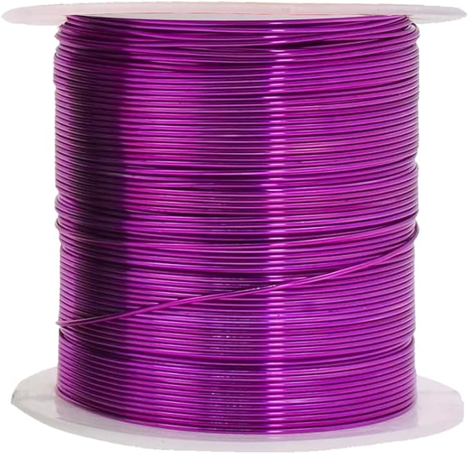 Mandala Crafts 22 Gauge Anodized Aluminum Craft Wire for Jewelry Making - 400 FT Colored Flexible Rainbow Wire - Bendable for Bonsai Armature Crafting Sculpting