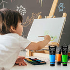 GOTIDEAL Acrylic Paint Mid Yellow Tubes(120ml, 4.1 oz) Non Toxic Non Fading,Rich Pigments for Painters, Adults & Kids, Ideal for Canvas Wood Clay Fabric Ceramic Craft Supplies (Mid Yellow)