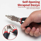 WISEUP Jewelry Pliers Set - 6 in 1 Bail Making Plier, Making Nylon Plier for Jewelry DIY Craft，Repair & Wire Wrapping，jewelry making tools