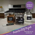 Crafts 4 All Liquid Chalk Markers For Blackboard Signs, Bistro Menu, Car Window Glass - Dry Erase, Washable - 13 Colored Chalk Pens w/Reversible Tips & Tweezers - Bonus White Chalkboard Marker!