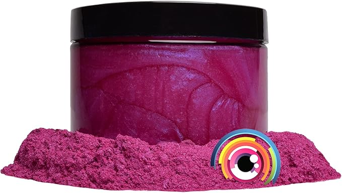 Eye Candy Pigments Premium Purple Mica Powder - Wisteria Purple (50gr) - for Epoxy, Resin, Soap, Paint, Woodworking, Acrylic Pouring, Bath Bombs, Fishing Lures - DIY Arts and Crafts Additive