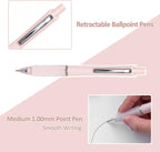 Ball Point Pen Black Ink Ballpoint Pens Medium Point 1.0mm Office Pens(18 pack)
