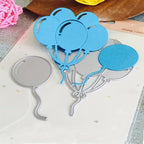 Lapoo Festivals Metal Cutting Die for Scrapbooking - Durable, Cut Stencils for DIY Scrapbook Photo Album Decorative Paper Card, Card Making Supplies, Embossing (Balloon 2.8 x 2.4 in)