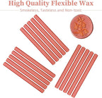 Wax Seal Sticks, Afobby 15 Pieces Glue Gun Sealing Wax Sticks for Wax Seal Stamp, Red Orange Wax Sealing Sticks for Wedding Invitations, Cards, Envelopes