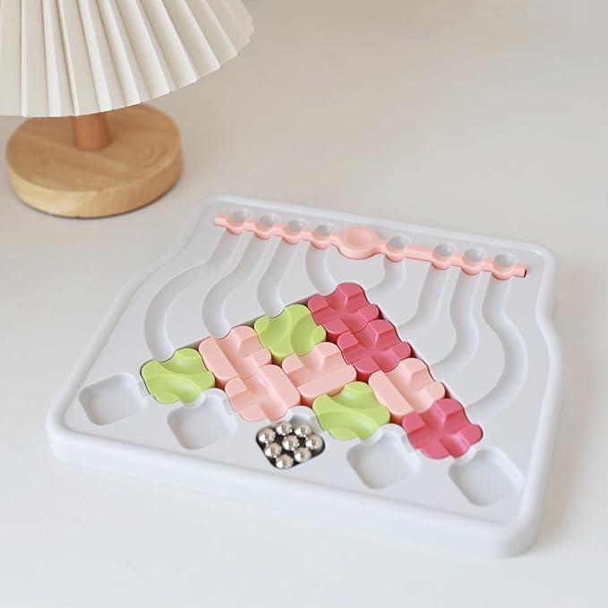 Marble Circuit Puzzle - Exciting Maze Game Toy for Kids, Fun Brain Teasers for Kids 6 Years and Above