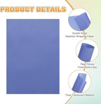 MECCANIXITY 100 Sheet Colored Vellum Paper 5.9" x 8.3", 100gsm Translucent Printable Vellum Sheets for Printing Wedding Invitations Inkjet Laser Printer, Deep Blue