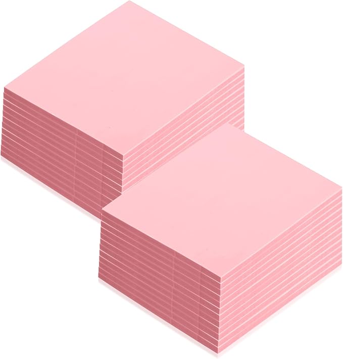 24 Pcs 2" x2" Pink Rubber Art Soft Linoleum Carving Block, Rubber Crafts Linocut Block for Printmaking,DIY Crafting Stamp Carving Block