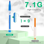 7.1G Acrylic Paint Markers Direct Liquid - 48 Colors Acrylic Markers with Automatic Ink Control, Paint Markers High Opacity Paint Pens Waterproof Lightfast for Rock Painting Eggs Wood Glass Ceramic