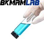 10ml Clear Small Glass Vials 50pcs with Screw Caps(50pcs)