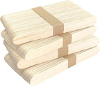 200Pcs Jumbo Wooden Craft Sticks Wooden Popsicle Craft Sticks Stick 6” Long x 3/4”Wide