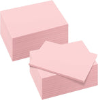 LEXININ 24Pcs Rubber Stamps, 6 x 4 x 0.3 Inches Pink Soft Rubber Linoleum Blocks Printing, Linocut Rubber Carving Block