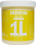 SNOWSUN Lemon Yellow Acrylic Paint, Large Bulk Heavy Body Acrylic Paint (42.4 oz, 1L) - Non Toxic Gloss Thick Art Paint for Multi-Surface, Canvas Wood Ceramic and Leather, Stone Craft, for Artists & Beginners