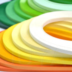JUYA Single Color Paper Quilling Strips Set 42 Colors 100 Strips per Pack 2/3/5/7/10 mm Width Available 42 colors, width 7 mm (0.28 in)