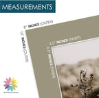 Mat Board Center, Pack of 20, Mixed Colors 8x10 Picture Mats Matting with White Core Bevel Cut for 5x7 Pictures