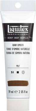 Liquitex Professional Heavy Body Acrylic Paint, 2-oz (59ml) Tube, Raw Umber