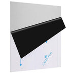 Galvanized Metal Sheet 12" x 12" x 1/32" Inch Galvanized Steel Sheet Plates for Magnetic Mount Board Wall 20GA(0.80MM) Galvanized Steel Plate Panels Stock for Roof Flashing Fixing Repair, Crafts, DIY