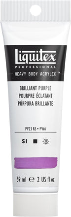 Liquitex Professional Heavy Body Acrylic Paint, 2-oz (59ml) Tube, Brilliant Purple