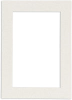 8.5x11 Mat Bevel Cut for 7x9 Photos - Acid Free Oyster Shell White Precut Matboard With Backing Board and Crystal Clear, Self Seal Photo Mat Bag - For Pictures, Photos, Framing - 4-ply Thickness