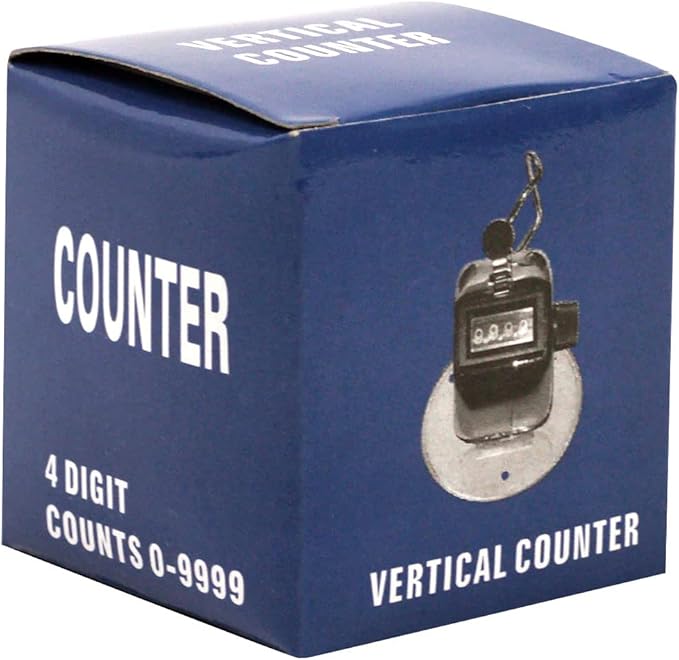 Clicker Counter - Handheld or Mountable with Easy Thumb Tally Button – Click Counter for Sporting Events, Ticket Sales, or Counting People by Stalwart