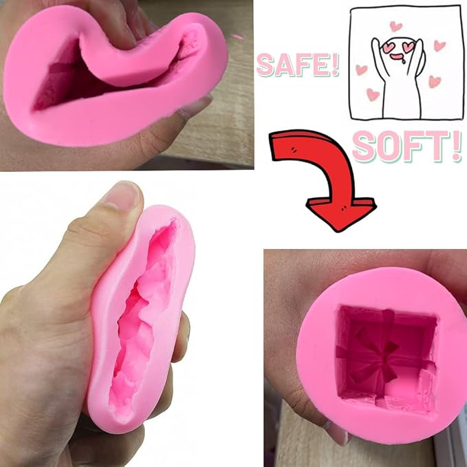 Soap Molds Carnations Flower, 3D Flowers Silicone Handmade DIY Candy Melt Mold, Chocolate Cookie Making Tools, Christmas Cake Candles Mould, Christmas Party Decoration for Oven Cupcake