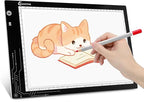 XIAOSTAR Rechargeable Light Box Drawing A4, Tracing Board with Adjustable Brightness for Artists, Animation Drawing, Sketching, X-ray Viewing (A4-RCG)