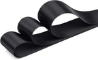 Humphrey's Craft 1-1/2 Inch Black Double Faced Satin Ribbon - 25 Yards Variety of Color for Crafts Gift Wrapping DIY Bows Bouquet Decoration Sewing Christmas Tree Wedding and Invitation Card.