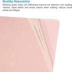 PATIKIL A4 Size Guided Reading Sheet, 5pcs Correction Lighting Gel Filter Colored Overlay Transparent Color Film for Classroom Photo Studio, Light Orange