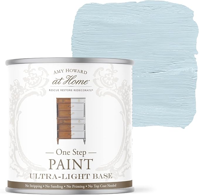 AMY HOWARD AT HOME Chalk-Based One Step Paint for Furniture, Cabinetry, Decor, Finish, and More | No Stripping, Sanding, or Priming | Ultra-Light Base | 32 Ounce | Nottoway