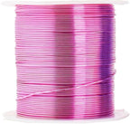 Mandala Crafts 16 Gauge Anodized Aluminum Craft Wire for Jewelry Making - 400 FT Colored Flexible Pastel Wire - Bendable for Bonsai Armature Crafting Sculpting