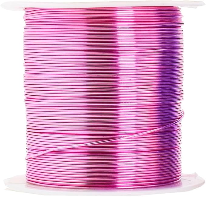 Mandala Crafts 20 Gauge Anodized Aluminum Craft Wire for Jewelry Making - 400 FT Colored Flexible Pastel Wire - Bendable for Bonsai Armature Crafting Sculpting