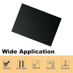 10PCS 7x5x1/32 Inch Anodized Aluminum Sheet, Black Aluminum Engraving Blanks, 1MM Thin Metal Plates for Laser Engraving, Crafting, DIY, House Decoration