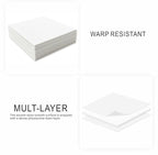 Foam Board 12 x 18 in, ZXUNLIEH 12 Pack White Poster Board, 3/16 in Thick Craft Foam Core Board, Puzzle Board, Double Sided, Foam Sheets for Picture, Project, Presentation, Artwork, Signage and Crafts