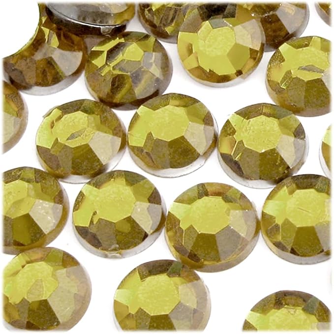 The Crafts Outlet 72pc Rhinestones Round 20mm - Flatback Fucshia