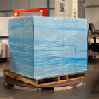 PSBM Blue Stretch Wrap, 15 Inch x 1476 Feet, 72 Pack, Tinted Pre-Stretched Shrink Wrap Film for Moving, Packaging, Pallet Wrapping