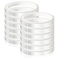 12 Rolls 10mm x33m(108ft) Clear Heat Tape,Transparent High Temperature Heat Resistant Tape,Heat Transfer Tape for Heat Press and Sublimation,Heat Transfer Vinyl,No Residue