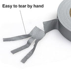 BOMEI PACK Grey Gaffer Tape, Matte Non-Reflective, 1inch x 30yds No Residue Hand Tear Self-Adhesive Gaffer Tape for Labeling, Cable, Stage, Photo Studio, Painters and Duct Repair, 1 Pack