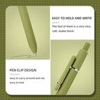 Gel Pens, 10 Pcs 0.5mm Fine Point Smooth Writing Pens High-End Series Black Ink Pens for Journaling Note Taking, School Office Supplies for Women Men (10 Pcs Mixed colors)
