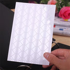 20 Sheet (2040-pack) Photo Corners Self Adhesive PVC Paper Photo Foto Corner Stickers for Scrapbooking Personal Journal (Clear 2040pcs)