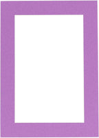 5.5x8.5 Mat for 8.5x11 Frame - Precut Mat Board Acid-Free Dark Purple 5.5x8.5 Photo Matte For a 8.5x11 Picture Frame, Premium Matboard for Family Photos, Show Kits, Art, Picture Framing, Pack of 1 Mat