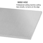 1 Pack 5052 H32 Aluminum Sheet Metal 12” x 12”x 1/16”(0.06") Flat Plain Thin Aluminum Plate Covered with Protective Film, Rectangle Metal Plate for Crafting lndustry, 1.5mm