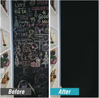 Chalkboard Paint White Chalk Board Paint for Wood, Metal, Glass, Wall, Plaster Boards Sign, Frame Any Surface White Matte Finish, Acrylic Non-Toxic, Quick-Dry - 250g, 9oz, Cover 35 sf