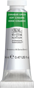 Winsor & Newton Professional Watercolour, Revival Collection, 14ml (0.47-oz) Tube, Cinnabar Green