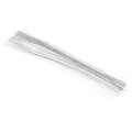 PATIKIL 22 Gauge 16" Floral Stem Wire, 100 Pcs Paper Wrapped Iron Artificial Flower Stem Accessories for DIY Bouquet Stem and Craft Decoration, Silver