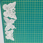 Metal Cutting Dies DIY Embossing Stencil Template Scrapbooking Card Making Mold Photo Album Arts Crafts Tools (A-3 pcs Butterfly 19x6.4cm)