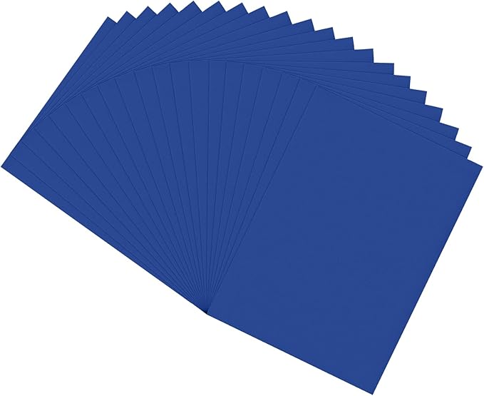20 PCS EVA Foam Sheets DIY Handcraft Materials 1mm Thick 15.7 x 11.8 Inches Blue EVA Foam Papers for Arts and Crafts (Blue)