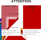 HTVRONT Red Permanent Vinyl - 12 Pack Vinyl for Cutting Machine - 10 Sheets 12" x 12"& 2 Transfer Tape Sheets for Party Decoration, Sticker, Craft Cutter, Car Decal (Glossy)