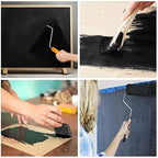 Chalkboard Paint White Chalk Board Paint for Wood, Metal, Glass, Wall, Plaster Boards Sign, Frame Any Surface White Matte Finish, Acrylic Non-Toxic, Quick-Dry - 250g, 9oz, Cover 35 sf