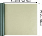 NESCCI Dark Green Matte Wrapping Paper,Solid Color Pearly-Lustre Paper,Gift Wrapping Paper,Perfect for Wedding,Valentine's Day,Birthday, Christmas,Baby Shower,DIY Bouquet (17 Inches X 32.8 Feet)