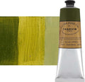 Charvin Extra Fine Oil Paint, Olive Green 150 ml - Triple-Milled, Rich Texture, Poppy Oil-Based, Light-Fast, Handmade, Archival Quality